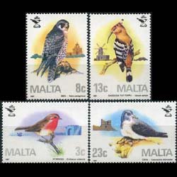 MALTA 1987 - Scott# 690-3 Birds Set of 4 NH