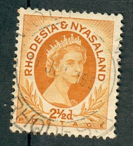 Rhodesia and Nyasaland #143B used single