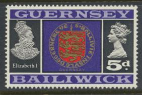 Guernsey  SG 19  SC# 14  Mint Light hinge trace  1969 Definitive  see details