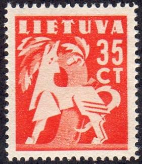 Lithuania 322 - Mint-NH - 35c Mythical Animal (1940) (cv $0.30))