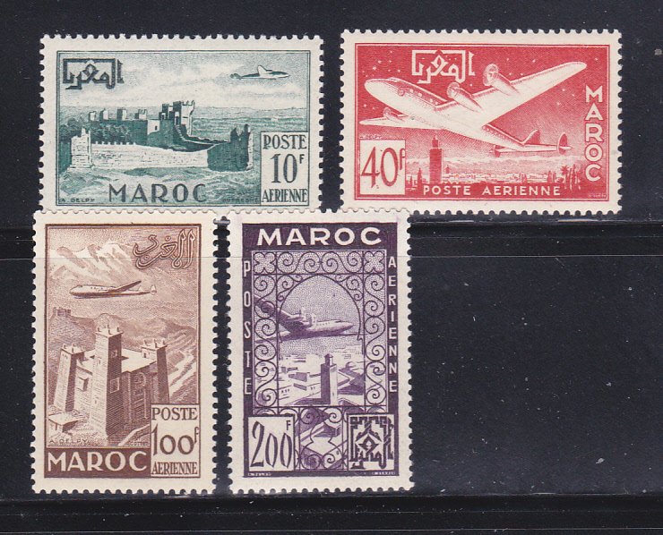 French Morocco C42-C45 Set MH Various