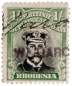 (I.B) Rhodesia/BSAC Revenue : Duty Stamp 1/-