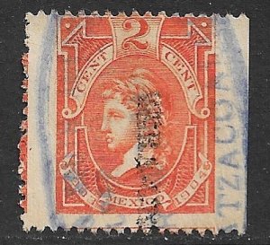 MEXICO 1903-04 2c Liberty Head Internal Revenue Rentas R226 VERA CRUZ Used