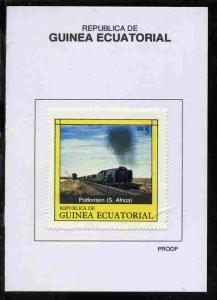 Equatorial Guinea 1977 Locomotives 5EK Potfontein (S Afri...