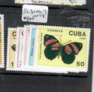 CUBA  INSECT  SET SC 3102-3107   MNH      P0216H