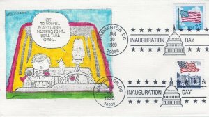 GEORGE H.W. BUSH 1989 & BILL CLINTON 1993 - DUAL INAUGURATION COVER