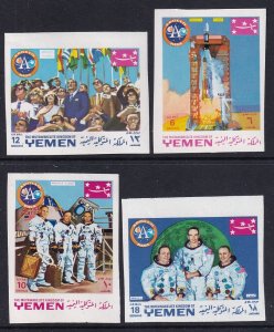 Yemen MI 781B-784B Space Imperfs MNH VF