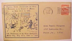 MEXICO DF EARTHQUAKE 1934