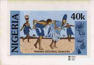 Nigeria 1986 Nigerian Life Def series - original hand-pai...