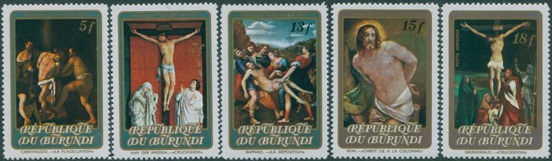 Burundi 1973 SG804-809 Easter set MNH