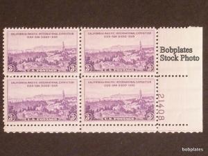 BOBPLATES #773 Cal Pacific Upper Left Plate Block 21408 F-VF LH