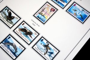 COLOR PRINTED FALKLAND ISLANDS 2011-2020 STAMP ALBUM PAGES (36 illustr. pages)