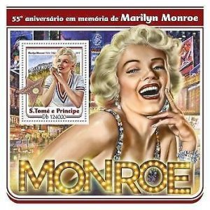 2017 S.Tome&Principe - Marilyn Monroe. Michel: 7197 / Bl.1288. Scott Code: 3284