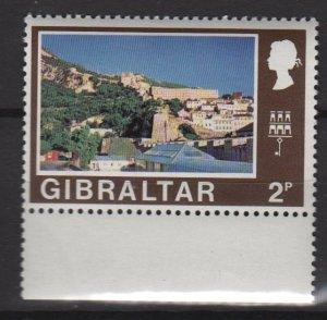 Gibraltar 1971 - Scott 247 MNH - 2p, North Bastion 