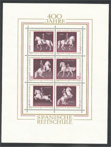 AUSTRIA, SPANISCHE HOFREITSCHULE 1972 MNH **