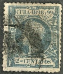 CUBA #162, USED - 1898 - CUBA1277