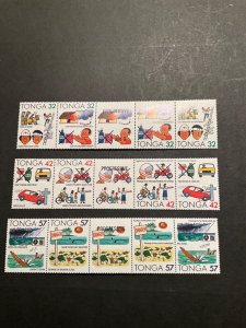 Stamps Tonga Scott #768-70 never hinged