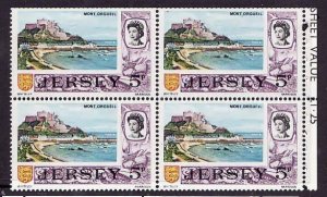 Jersey-Sc#42b- id6-unused NH booklet pane-Mont Orgueil-1975-