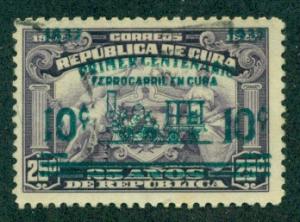 Cuba #355  Used  VF  Scott $3.50  Cuban Railroads