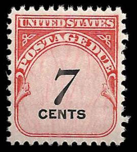 # J95 MINT NEVER HINGED XF+