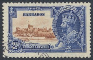 Barbados  SC# 188   SG 243   Used / FU  Silver Jubilee  see details & scans