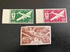 Guadeloupe Scott C1-C3 Mint