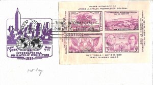#778 FDC, 3c TIPEX, Ioor cachet