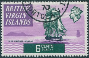 British Virgin Islands 1970 6c HMS Boreas SG246 used