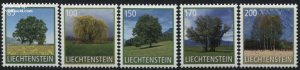 Liechtenstein 2016, Definitives, Trees 5v s-a, MNH