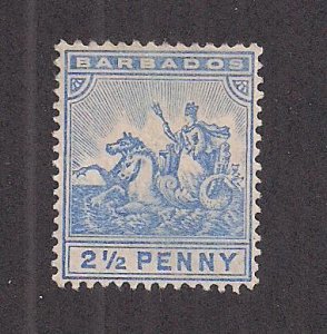 BARBADOS SC# 74   FVF/MOG  1892