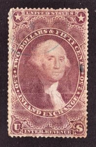 US R84c $2.50 Inland Exchange Revenue Used F-VF appr (002)