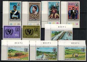 Swaziland #187-92,9-202* NH  CV $3.30