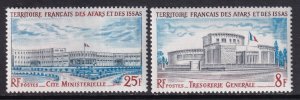 Afars and Issas 380-381 Architecture MNH VF