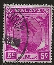 Malaya - Selangor ^ Scott # 95 - Used