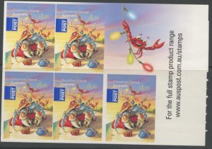 CHRISTMAS IS. Sc#476a 2008 $1.20 Christmas Booklet Pane of 5 Mint NH