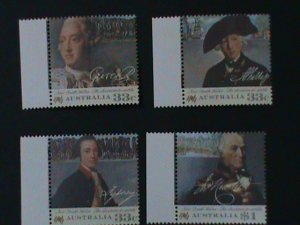 AUSTRALIA-SC#988-991-BICENTENNIAL OF AUSTRILIA- MNH-VF WE SHIP TO WORLDWIDE