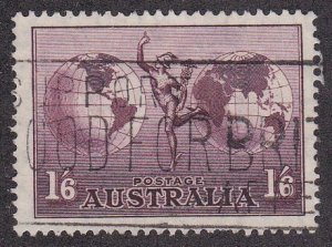 Australia # C5, Mercury & The Hemisphere, Used, 1/2 Cat.