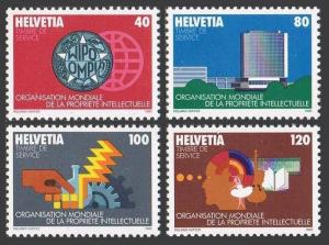 Switzerland WIPO 11O1-11O4,MNH.Michel WIPO 1-4. Intellect Property,1982.