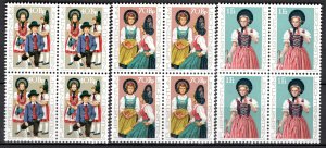 Liechtenstein Scott # 628 - 630, mint nh, b/4 each