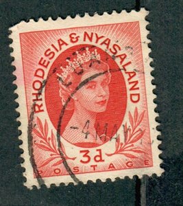 Rhodesia and Nyasaland #144 used single