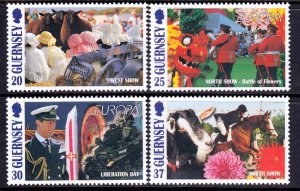 Guernsey 1998 National Holidays & Festivals EUROPA Complete MNH Set SC 636-639