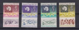 British Antarctic Territory 1971 Antarctic Treaty Set SG38/41 MNH X8776