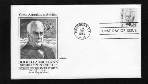 1866 Robert Millikan, FDC Artmaster