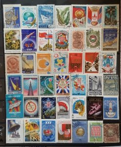 USSR Russia Stamp Lot Used CTO Soviet Union T6393
