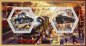 World Locomotive Big Boy BR 02 Transportation Souvenir Sheet Mint NH