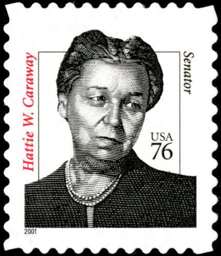 2000 76c Hattie W. Caraway, First Woman Senator, Arkansas Scott 3432 Mint VF NH