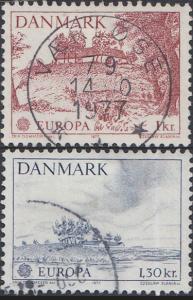 Denmark Scott 600-601 Used.