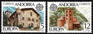 ANDORRA SPANISH 1978 EUROPA: Architecture. Complete set, MNH