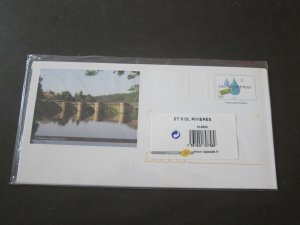 France Laposte 5 pre-paid neat cachet envelop pack 