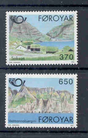 Faroe Islands Sc 226-7 1991 Nordic Co-op stamp set mint NH